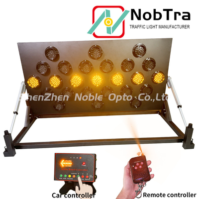 Visibility Solar Powered LED Arrow Board with Over 1000 Meters Operating Range