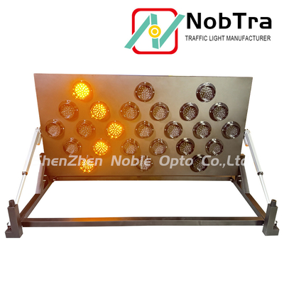 LED Arrow Boards with 25 Amber LEDs for Enhanced Traffic Safety