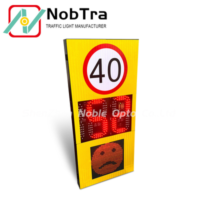 100-250KM/H Smart Traffic Radar Speed Limit Sign Digital Display with Phone App Control