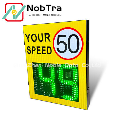 40°C To 60°C Heavy Gauge 3 Digit Speed Limit Signs Traffic Sign Suitable for Permanent and Temporary Installations